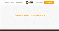 Desktop Screenshot of crete.com.br