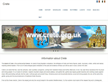 Tablet Screenshot of crete.org.uk